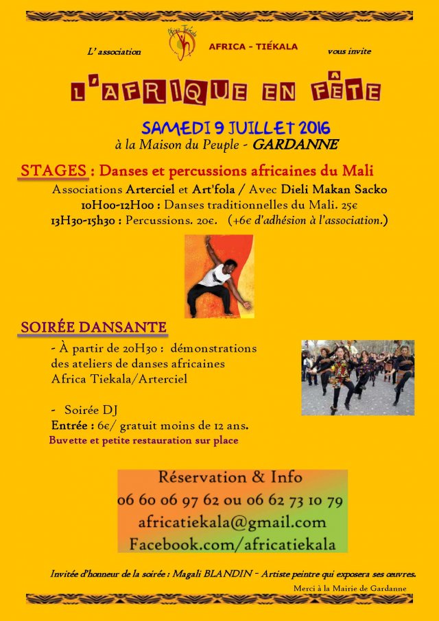 Flyer de la soirée